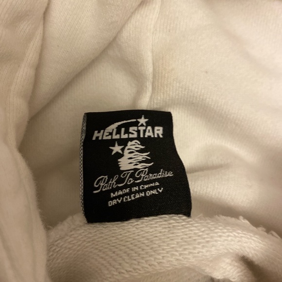Retro Hellstar Graphic White Hoodie - Picture 7 of 8